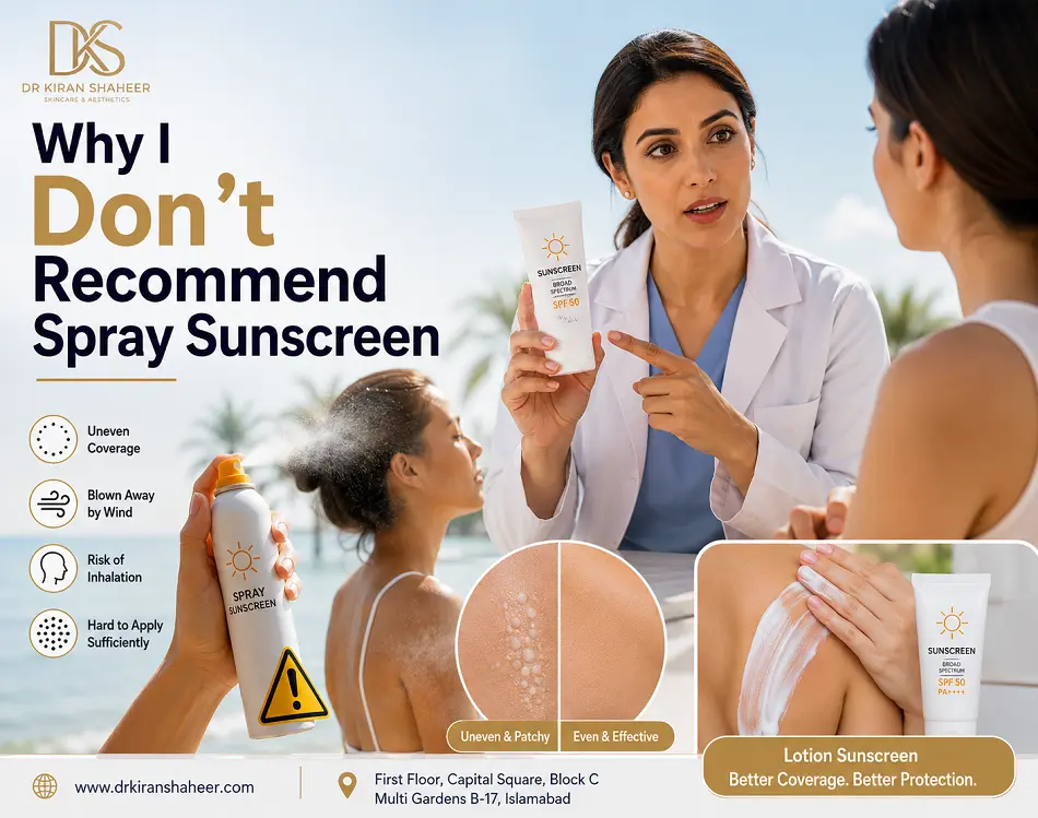 Is spray sunscreen safe?